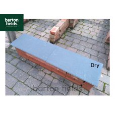 Natural Black LImestone Flat Double Brick Wall Coping Stones - 600mm x 300mm