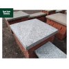 Silver Pier Caps: Natural Granite 60cm x 60cm Pier Cap in Emperor Silver - for 2 1/2 Brick Pillar