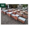 Wall Copings: Natural Granite Flat Double Coping Stone in Emperor Silver - 600mm x 300mm x 40mm