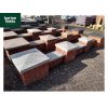 Wall Copings: Natural Granite Flat Double Coping Stone in Emperor Silver - 600mm x 300mm x 40mm