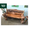 Giants Garden Bench / Seat: 1400mm Wide - Made from Reclaimed Teak