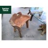 Glass Topped Root Table and Four Chair Dining / Garden Table Set - Made from Reclaimed Teak