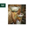 4 Bowls on Wood Self Contained Water Feature