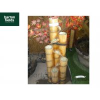 Medium Bamboo Poles Self Contained Sphere Water Feature