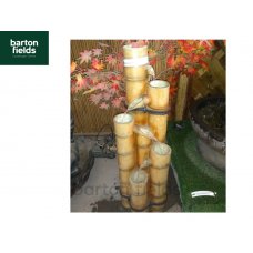 Medium Bamboo Poles Self Contained Sphere Water Feature