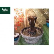 Falling Waters Cast Stone Self Contained Water Fountain - 690mm High