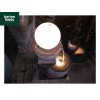 Pouring Glowing Globe Self Contained Water Feature