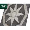 Bowland Lakeland Star Patio Paving Feature in Cumbrian Slate/Gold - 2.4mtr x 2.4mtr (5.76m2)