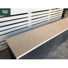 Porcelain Outdoor Tiles / Use as Wall Coping, Beige Quartz - 600mm x 300mm x 20mm