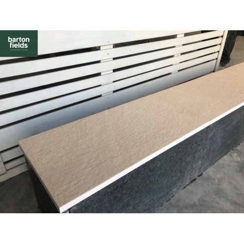 Porcelain Outdoor Tiles / Use as Coping, Beige Quartz - 600mm x 300mm x 20mm