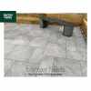 Bradstone Aspero Porcelain Paving in Dark Grey.  3 Size  - Patio Pack of 18.36m2
