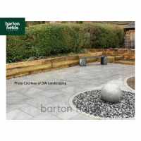 Bradstone Aspero Porcelain Paving in Dark Grey.  3 Size  - Patio Pack of 18.36m2