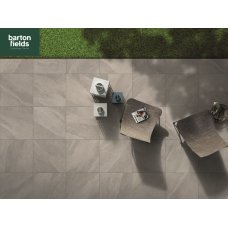 Italian Ethos 600x600x20mm Porcelain Paving in Geo Grey Colour - Pack 23.04m2