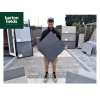 Italian Ethos 600x600x20mm Porcelain Paving in Crono Black Colour - Pack 23.04m2
