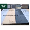 Porcelain Paving: Spanish Quartz Black 900x600x20mm Paving Tiles - Patio Pack of 18.9m2