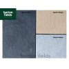 Porcelain Paving: Spanish Quartz Black 3 Mixed Size Paving Tiles - Patio Pack of 18.36m2