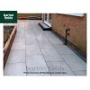 Porcelain Paving: Spanish Quartz Grey 900x600x20mm Paving Tiles - Patio Pack of 18.9m2