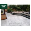 Porcelain Paving: Spanish Quartz Grey 3 Mixed Size Paving Tiles - Patio Pack of 18.36m2