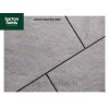 Porcelain Paving: Italian Stones Steel Grey 3 Mixed Size Paving Tiles - Patio Pack of 20.48m2