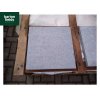 Natural Granite Flat Pier Cap in Graphite Grey - 400mm x 400mm x 40mm