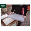 Natural Granite Flat Pier Cap in Graphite Grey - 620mm x 620mm x 40mm