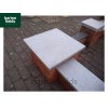Natural Granite Flat Pier Cap in Graphite Grey - 620mm x 620mm x 40mm