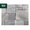 Old Grosvenor 4 Mixed Size Tumbled Sandstone Cobble Setts :  Pack (10.71m2)