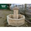 Natural Sandstone Fountain - French Abbey Style: 1.9mtr Diameter