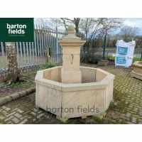 Natural Sandstone Fountain - French Abbey Style: 1.9mtr Diameter