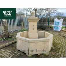 Natural Sandstone Fountain - French Abbey Style: 1.9mtr Diameter