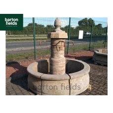 Natural Limestone Fountain - French Belfort Design: 1.8mtr Diameter