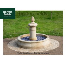 Natural Sandstone Fountain - French Belfort Design: 1.8mtr Diameter