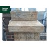 Natural Limestone Corner Wall Fountain - French Village Design: 1.25mtr High