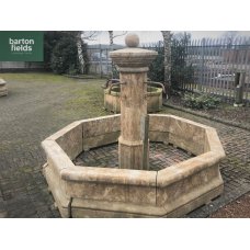 Natural Limestone Fountain - French Limoges Design: 2.5mtr Diameter