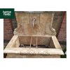 Natural Limestone Wall Fountain - French Limousin: 1400x800x1500mm (WxLxH)