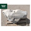 Natural Quartz Stone Monolith - Silver : 840mm High