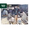 Natural Quartz Stone Monolith - Silver : 840mm High