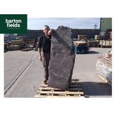 Natural Slate Monolith Water Feature: Plum 1700mm High