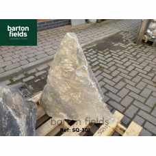 Natural Silver Quartz Stone Monolith - 750mm High Pre-Drilled Water Feature - Ref: SQ-301