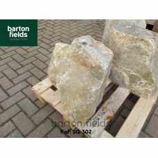 Natural Silver Quartz Stone Monolith - 460mm High Pre-Drilled Water Feature - Ref: SQ-302