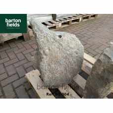Natural Silver Quartz Stone Monolith - 590mm High Pre-Drilled Water Feature - Ref: SQ-304