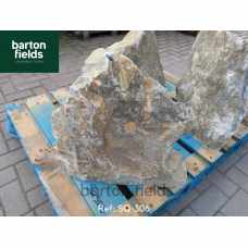 Natural Silver Quartz Stone Monolith - 500mm High Pre-Drilled Water Feature - Ref: SQ-306