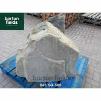 Natural Silver Quartz Stone Monolith - 730mm High Pre-Drilled Water Feature - Ref: SQ-308