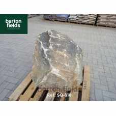 Natural Silver Quartz Stone Monolith - 680mm High Pre-Drilled Water Feature - Ref: SQ-310