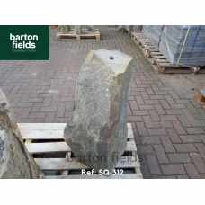 Natural Silver Quartz Stone Monolith - 800mm High Pre-Drilled Water Feature - Ref: SQ-312