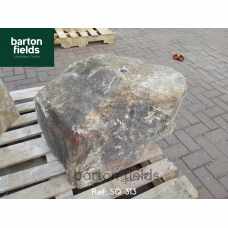 Natural Silver Quartz Stone Monolith - 500mm High Pre-Drilled Water Feature - Ref: SQ-313