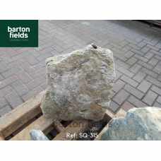 Natural Silver Quartz Stone Monolith - 550mm High Pre-Drilled Water Feature - Ref: SQ-315