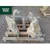 Natural Silver Quartz Stone Monolith - 490mm High Pre-Drilled Water Feature - Ref: SQ-317