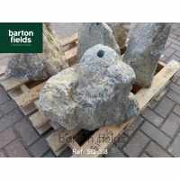Natural Silver Quartz Stone Monolith - 440mm High Pre-Drilled Water Feature - Ref: SQ-318