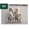 Natural Silver Quartz Stone Pre-Drilled Monolith: SQ-401 - 550mm High